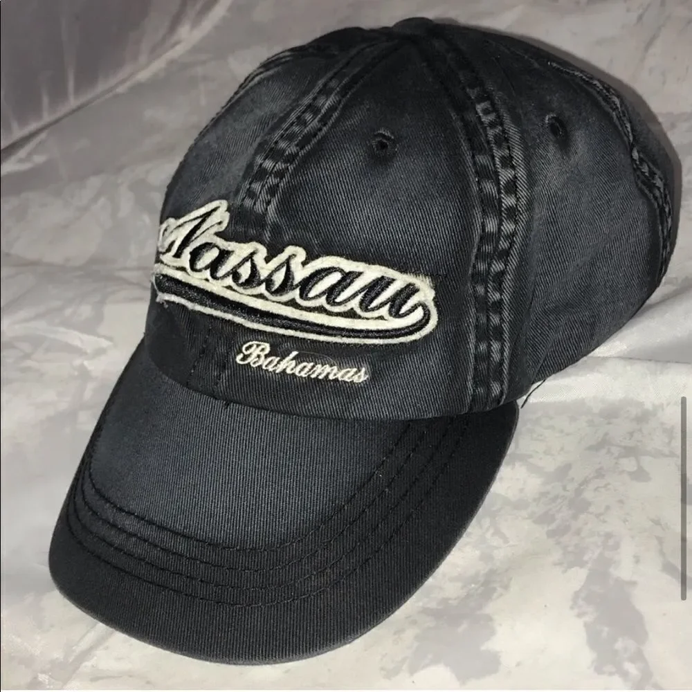 Kid's Nassau Bahamas Blue Denim Baseball Hat
